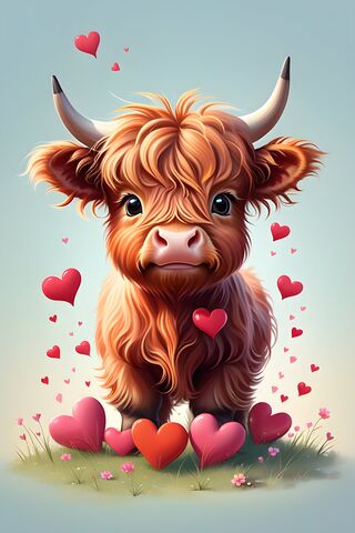 Loveable Highland Cow �..