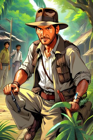 Adventurer in the Jungle: Indiana Jones Unleashed! 🌴🗺️