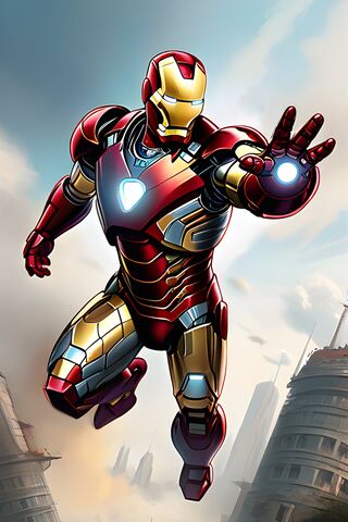Iron Man Soars! 🦸‍♂️✨