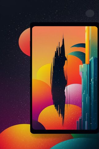 Vibrant Digital Landscape 🌌✨
