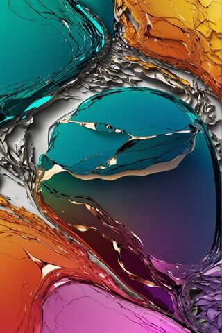 Colorful Abstract Waves 🌊✨