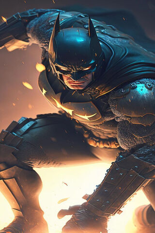 Dark Knight in Action! ..