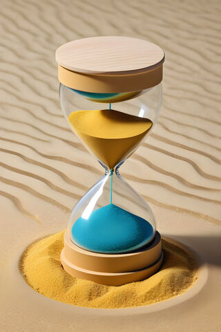 Illusion Of An Hour Glass