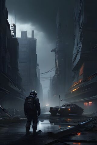 Lost in the Neon Shadow..