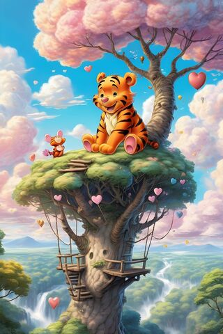 In Nottingham Forest (Inspired By Tigger, Winnie The Pooh, and Piglet)