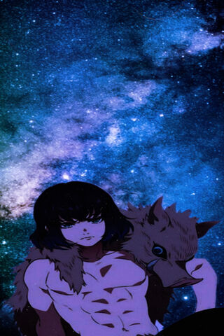 Cosmic Companionship 🌌🐺