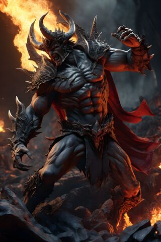 Fiery Demon Warrior