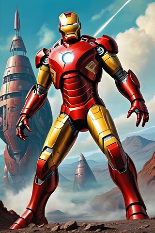 Iron Man in Action! 🤖✨