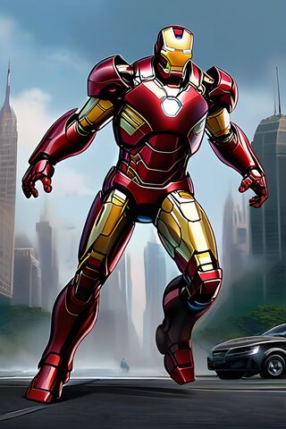 Iron Man in Action! 🦾✨