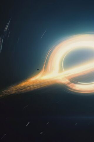 Cosmic Dance: The Black Hole's Embrace 🌌✨