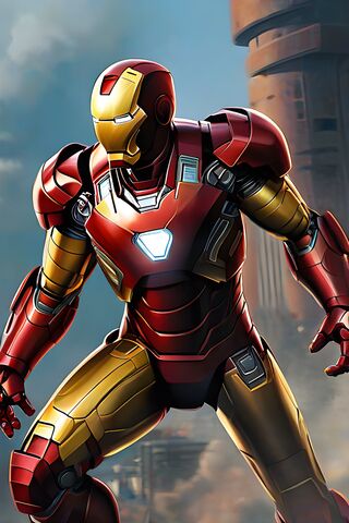 Iron Man in Action! 🦾✨
