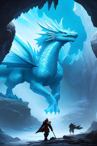 Majestic Ice Dragon Awa..