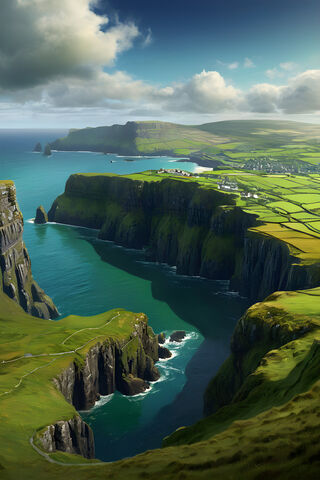 Emerald Shores: The Beauty of Ireland' 🌊🍀