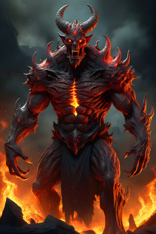 Fiery Demon of Destruction 🔥👹