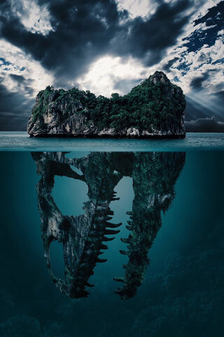 Mystical Island with a Hidden Secret 🌊🦖