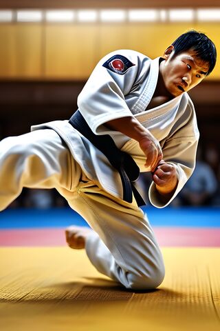 Dynamic Judo Action 🥋✨