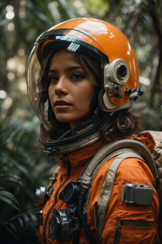 Jungle Astronaut Art