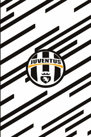 Juventus Logo on Striped Background ⚽️