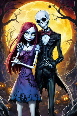 Spooky Love Under the Moon 🌕💀