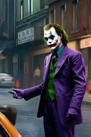 The Iconic Joker in Act..