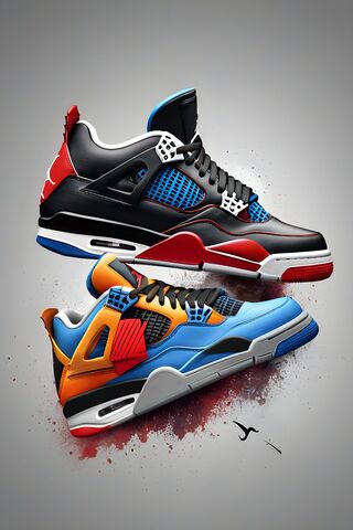 Sneaker Art: A Colorful Fusion of Style 🎨👟