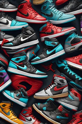 Sneaker Paradise: A Colorful Collection of Kicks! 👟✨