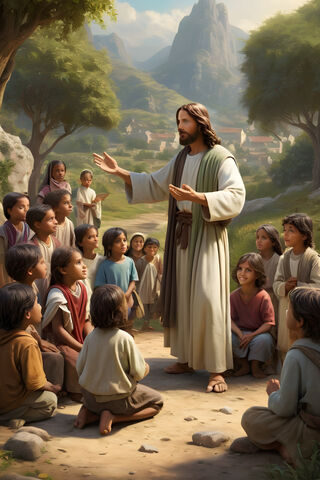 Jesus Teaching the Chil..
