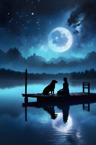 Just A Girl and Her Dog