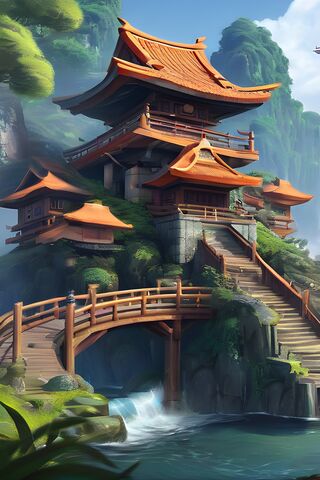 Tranquil Japanese Retre..
