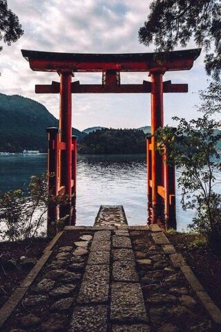 Tranquil Torii Gate by ..
