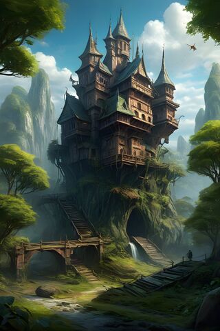Enchanted Treehouse Cas..