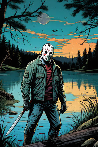 Jason Voorhees,lake