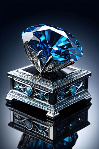Dazzling Blue Elegance ..