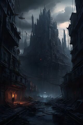 Dark Cityscape: A Glimp..
