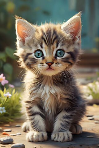 Adorable Fluffy Kitten 🐾