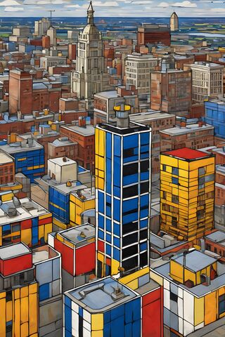 Kansas City By Piet Mon..