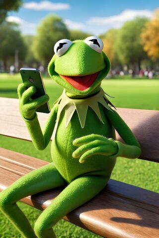 Kermit The Frog Playing..