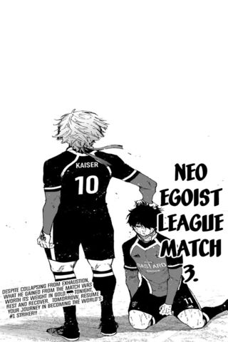 Neo Egoist League Match 3 ⚽️🔥