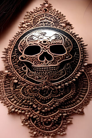 Intricate Skull Art 🖤💀