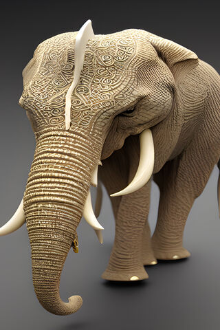 Majestic Elephant Sculpture 🐘✨