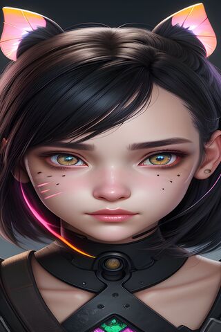 Futuristic Fantasy Portrait 🌌✨