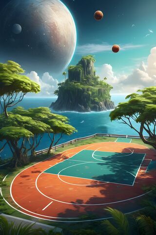 Cosmic Court: A Basketb..
