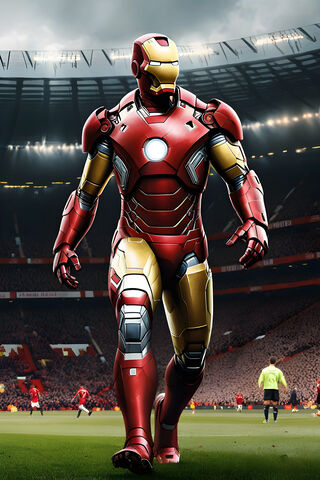 Iron Man Takes the Pitch! ⚽️🤖