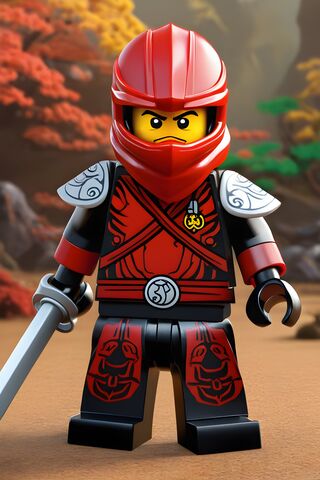 Fierce Red Ninja Warrior 🥷🔥
