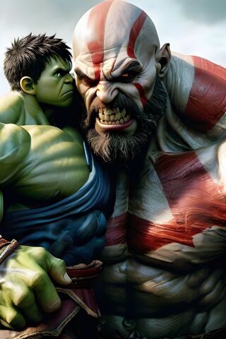 Kratos Vs Hulk