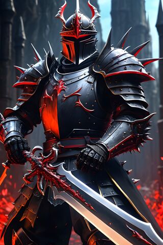 Knight Bearing His Sword