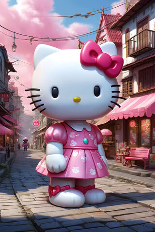 Hello Kitty's Charming Adventure 🌸✨