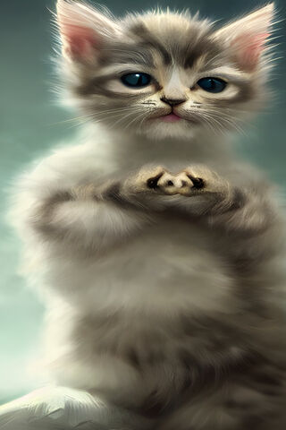 Adorable Fluffy Kitten 🐾