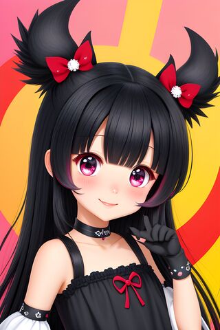 Cute Anime Character with Playful Vibes 🌟