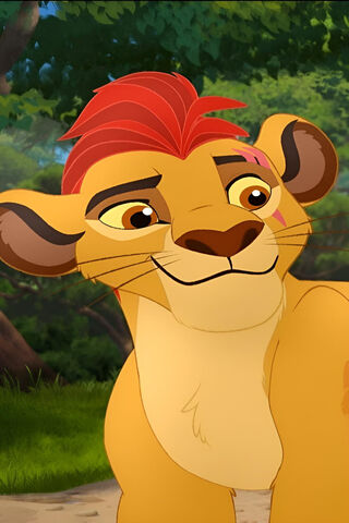 Young Lion with a Bold ..